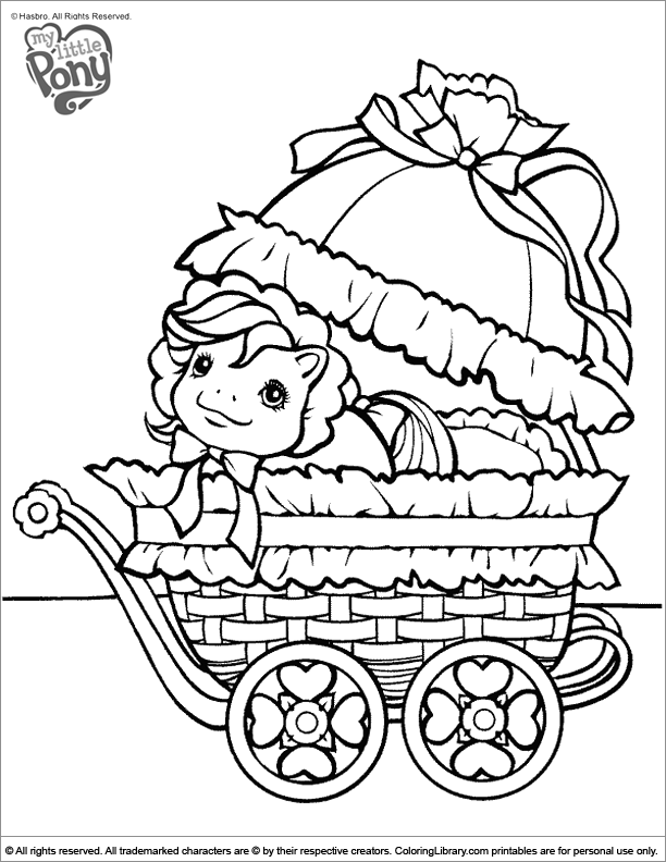 Coloring page: My Little Pony (Cartoons) #42144 - Free Printable Coloring Pages