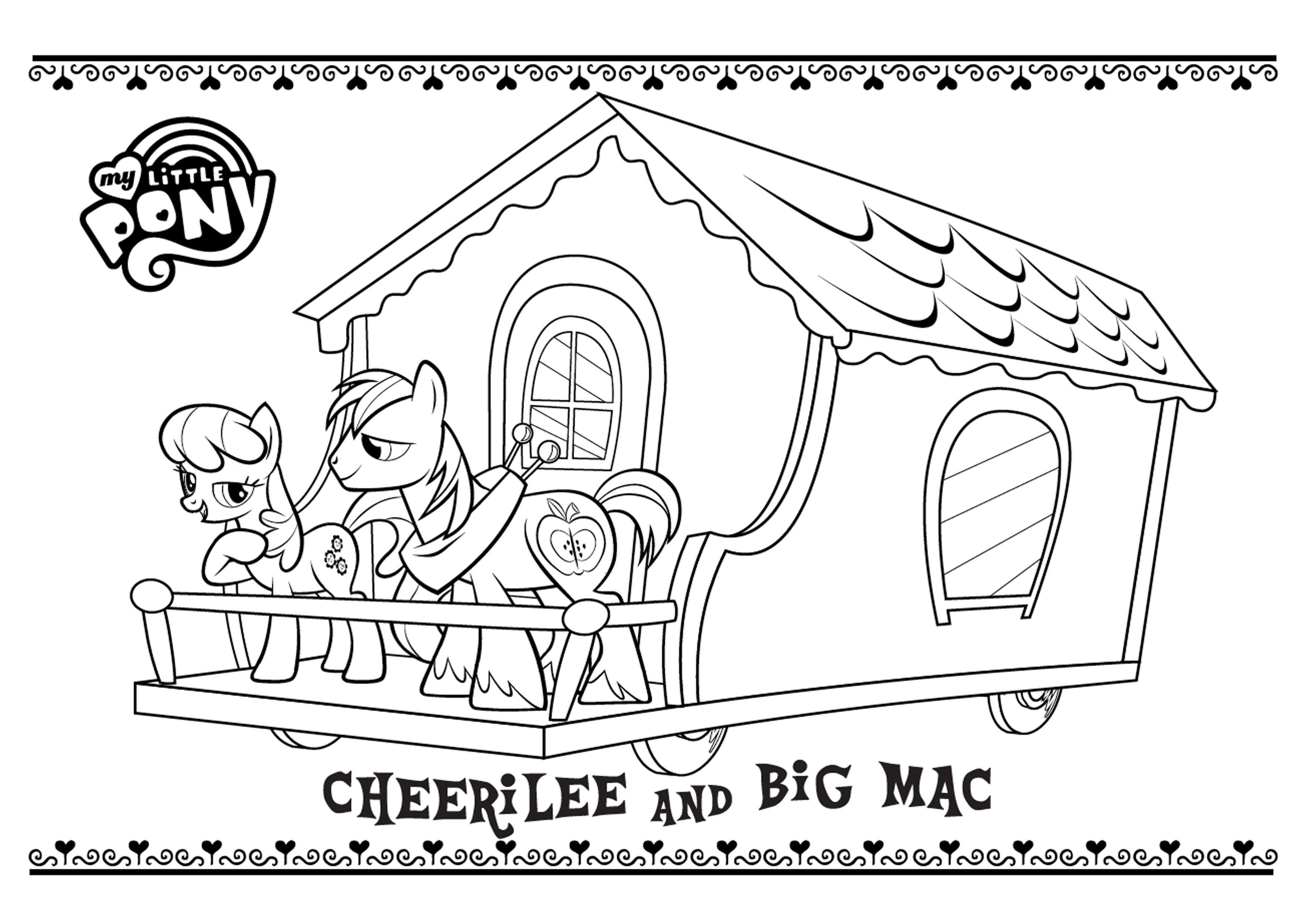 Coloring page: My Little Pony (Cartoons) #42151 - Free Printable Coloring Pages