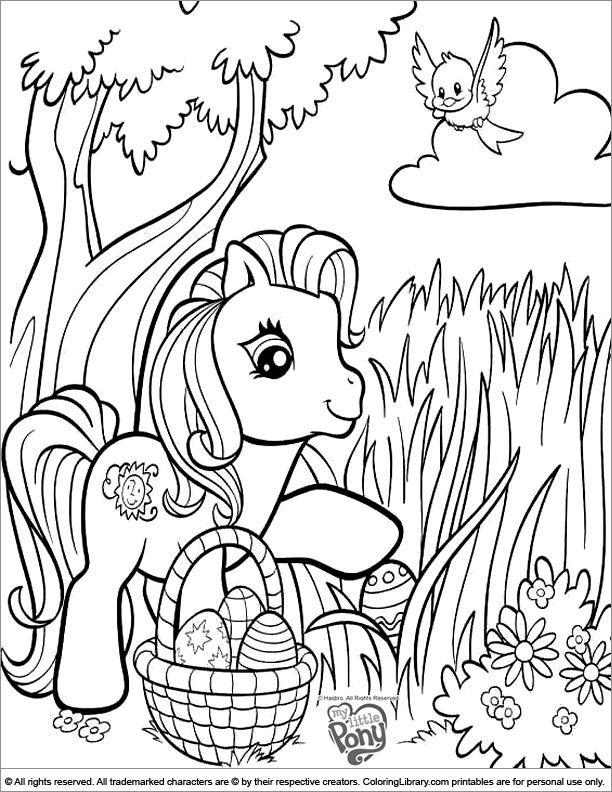 Coloring page: My Little Pony (Cartoons) #42159 - Free Printable Coloring Pages