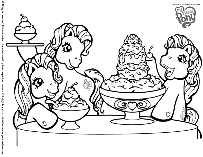 Coloring page: My Little Pony (Cartoons) #42161 - Free Printable Coloring Pages