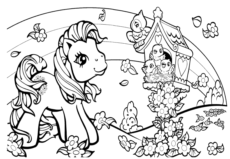 Coloring page: My Little Pony (Cartoons) #42166 - Free Printable Coloring Pages