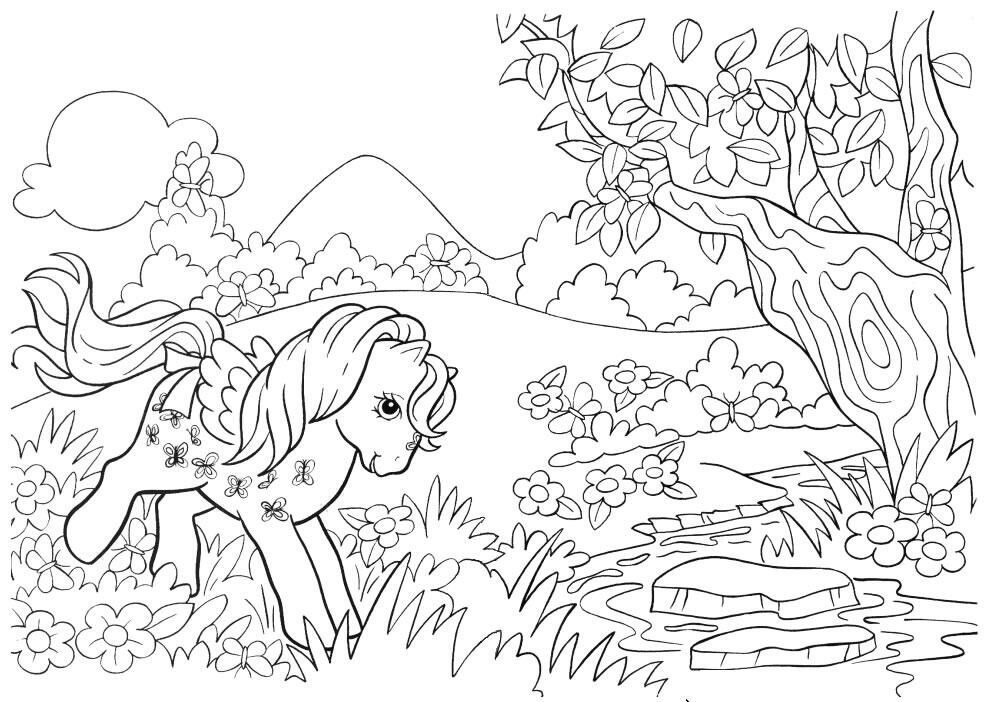 Coloring page: My Little Pony (Cartoons) #42170 - Free Printable Coloring Pages