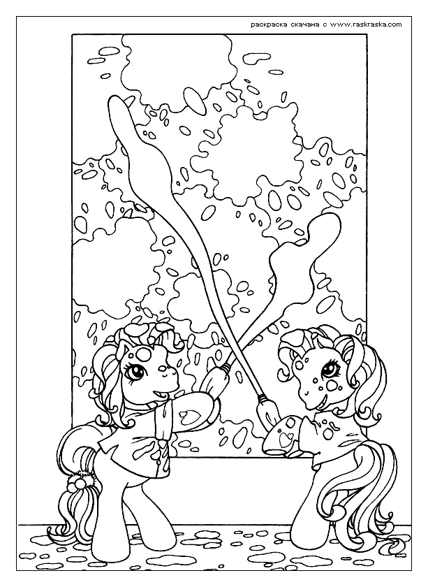 Coloring page: My Little Pony (Cartoons) #42182 - Free Printable Coloring Pages