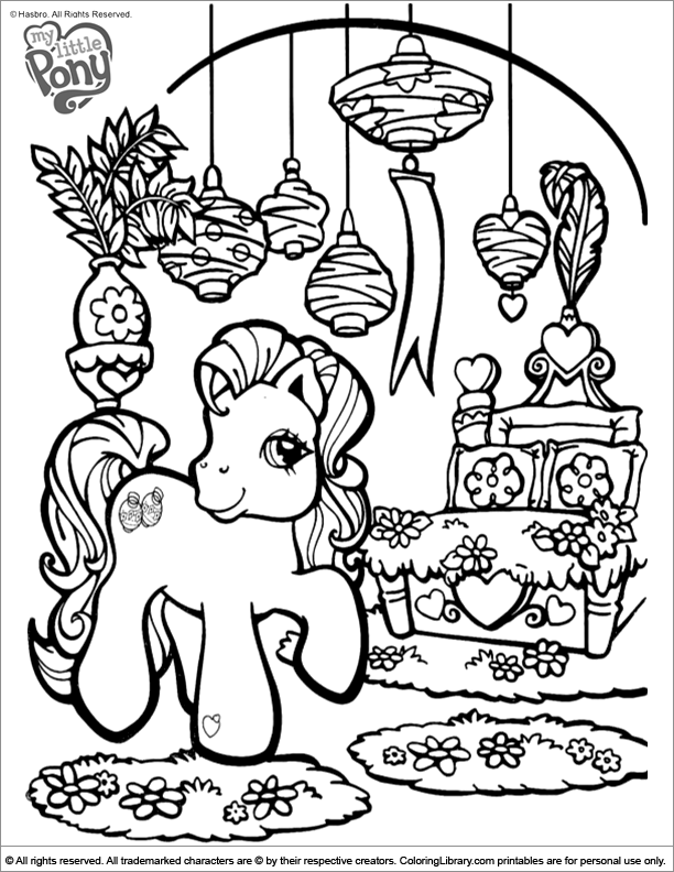 Coloring page: My Little Pony (Cartoons) #42193 - Free Printable Coloring Pages