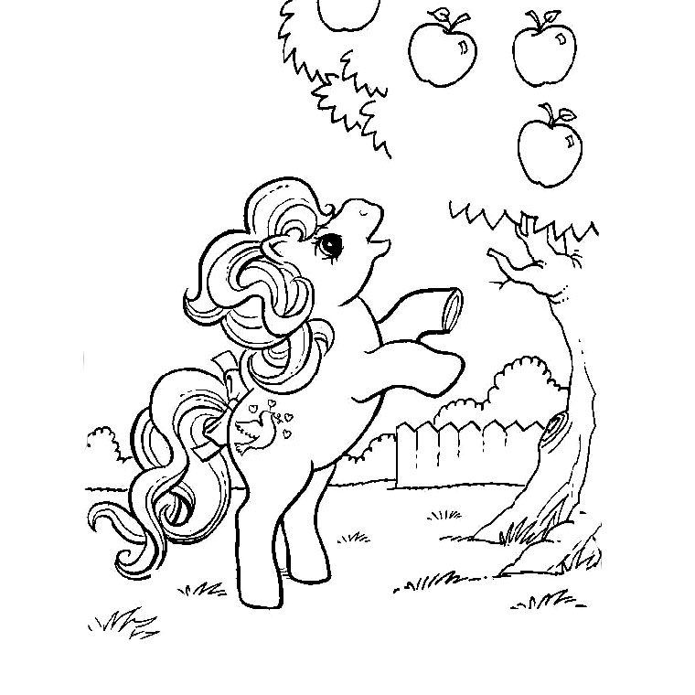 Coloring page: My Little Pony (Cartoons) #42210 - Free Printable Coloring Pages