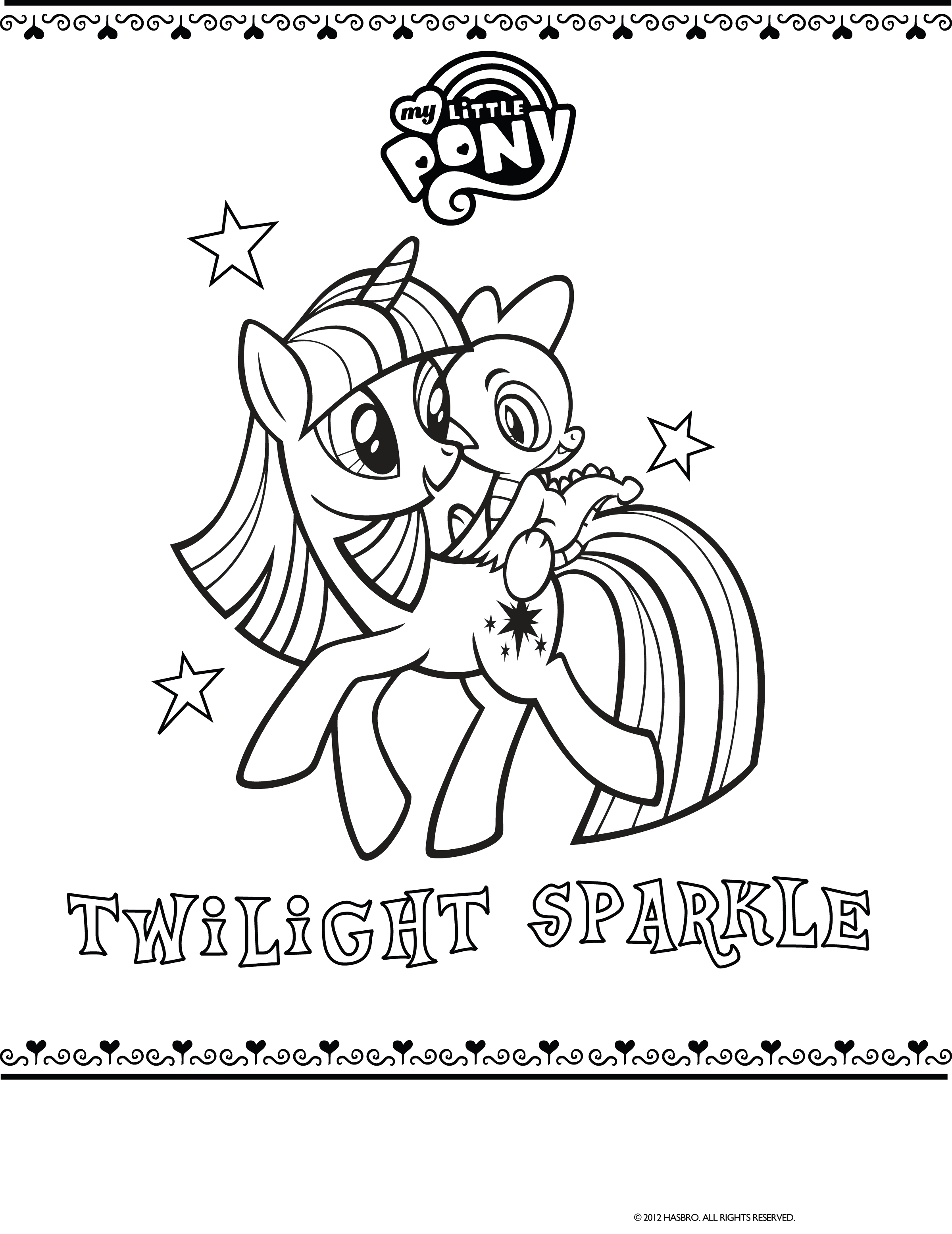Coloring page: My Little Pony (Cartoons) #42217 - Free Printable Coloring Pages