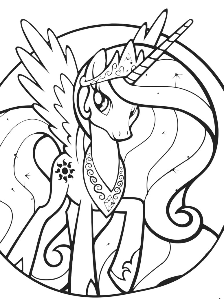 Coloring page: My Little Pony (Cartoons) #42222 - Free Printable Coloring Pages