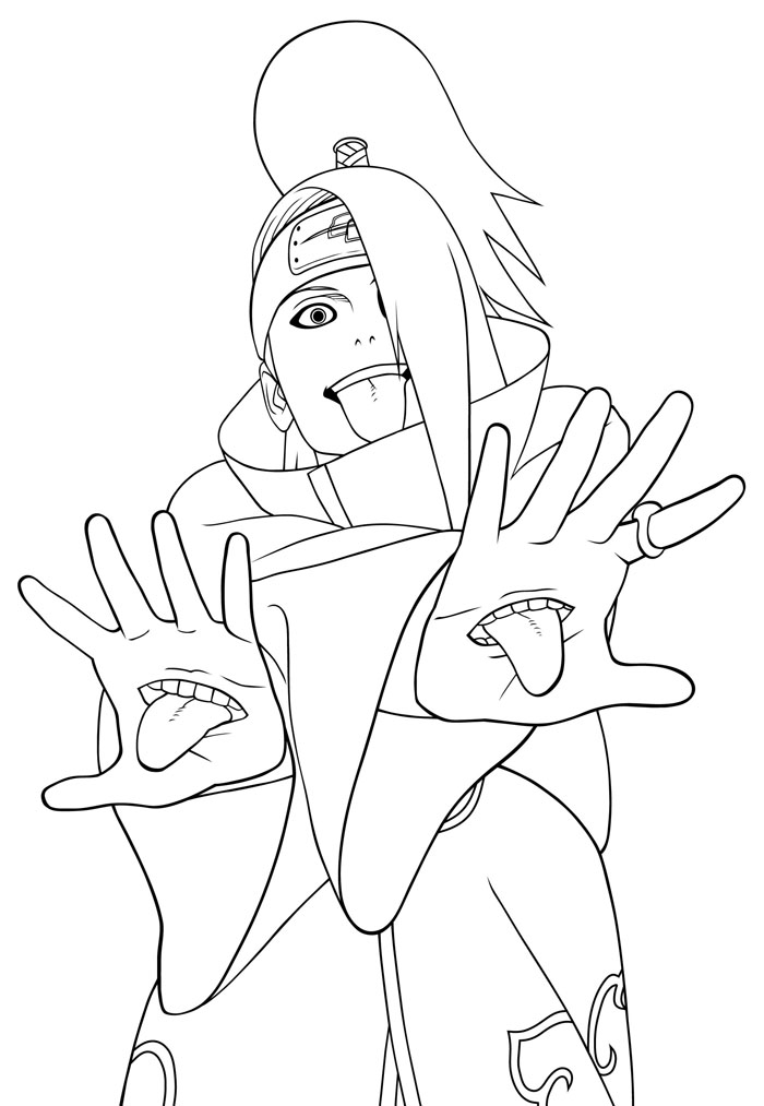 Coloring page: Naruto (Cartoons) #38069 - Free Printable Coloring Pages