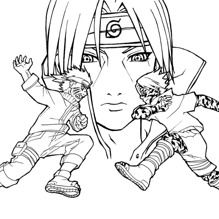 Coloring page: Naruto (Cartoons) #38086 - Free Printable Coloring Pages
