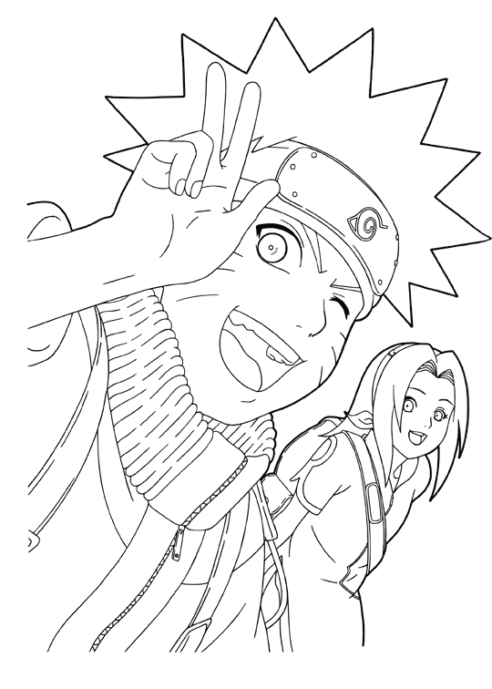 Coloring page: Naruto (Cartoons) #38097 - Free Printable Coloring Pages