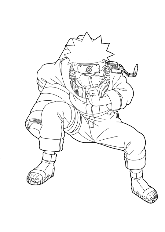 kakashi hatake coloring pages