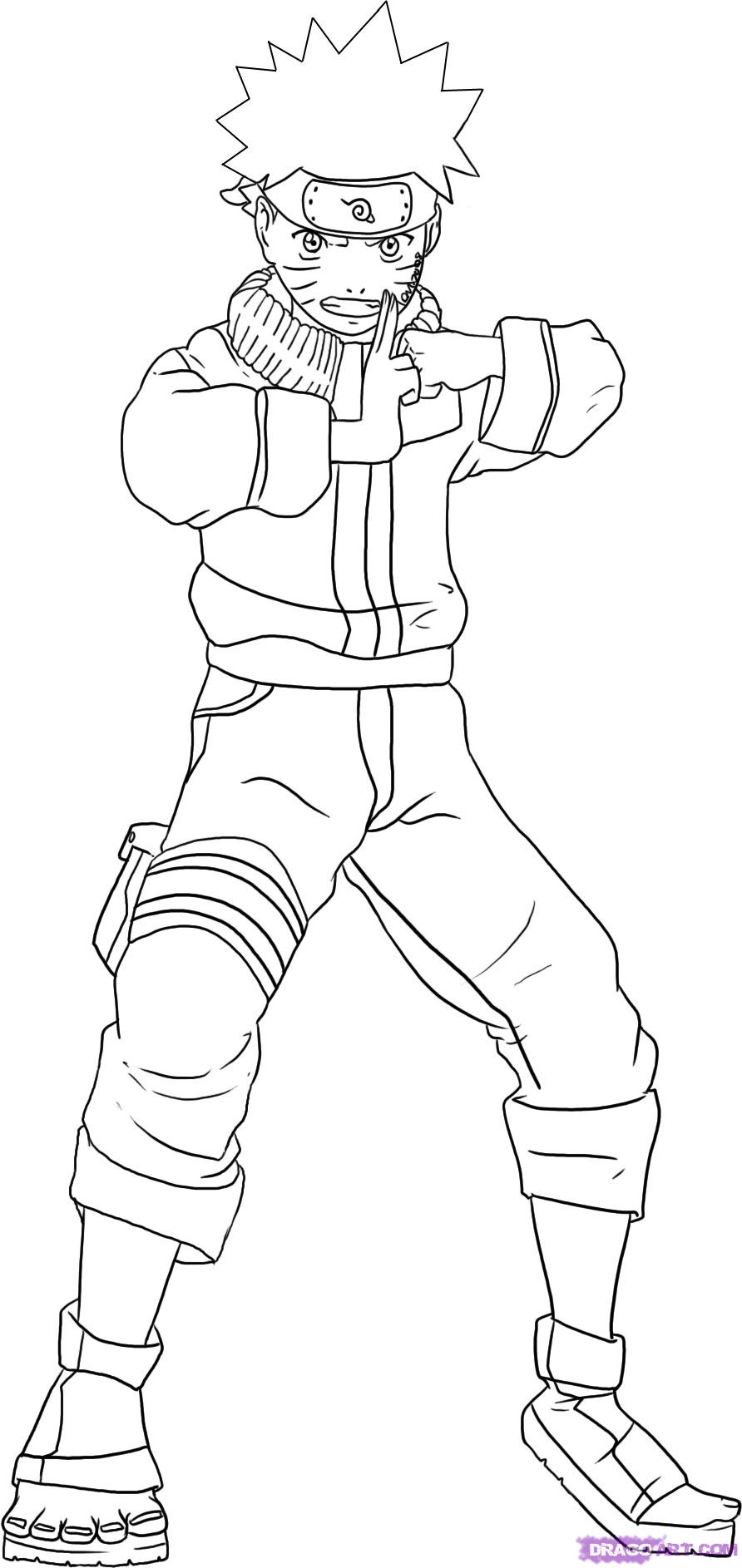 Coloring page: Naruto (Cartoons) #38120 - Free Printable Coloring Pages