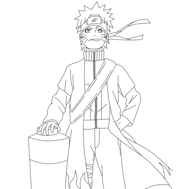 Coloring page: Naruto (Cartoons) #38142 - Free Printable Coloring Pages