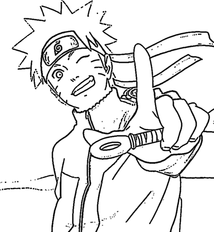Drawing Naruto #38155 (Cartoons) – Printable coloring pages