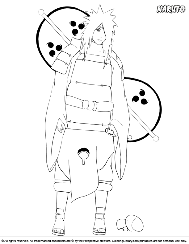 Coloring page: Naruto (Cartoons) #38163 - Free Printable Coloring Pages