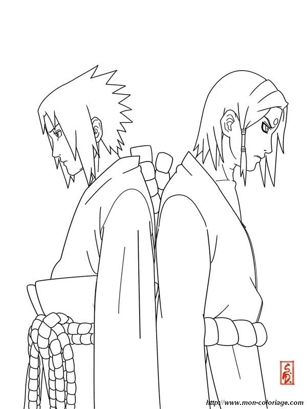 Coloring page: Naruto (Cartoons) #38164 - Free Printable Coloring Pages