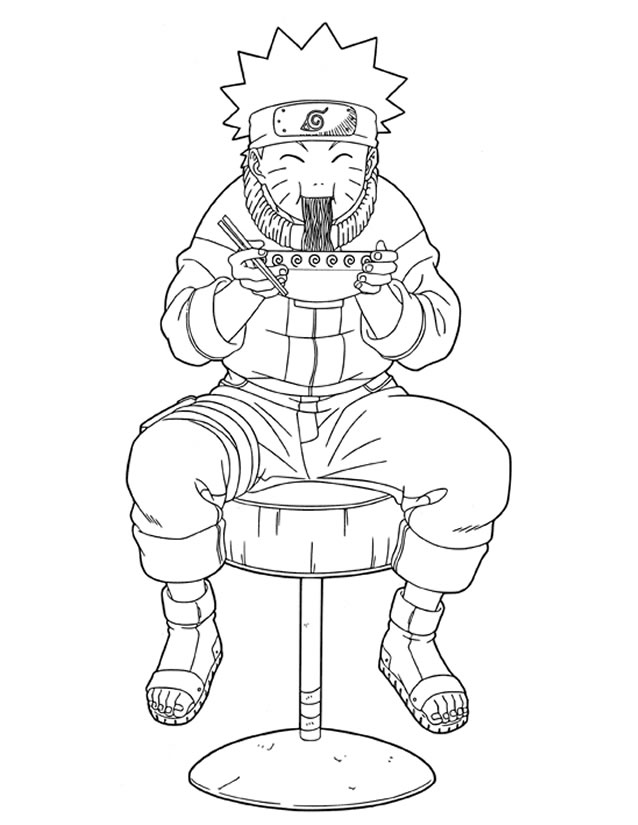 Coloring page: Naruto (Cartoons) #38170 - Free Printable Coloring Pages