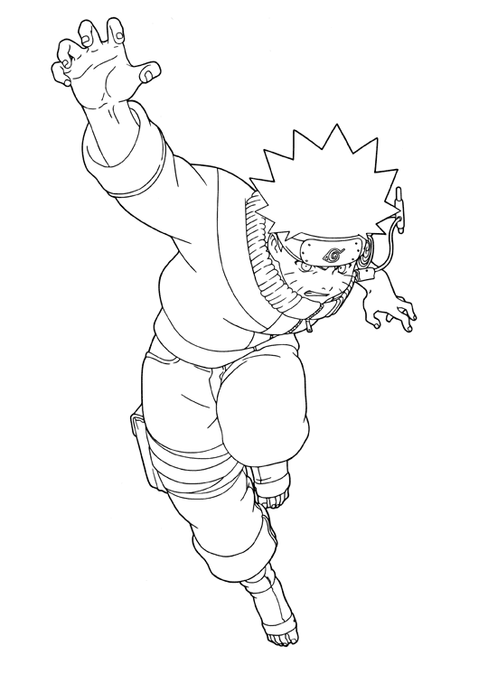 Coloring page: Naruto (Cartoons) #38171 - Free Printable Coloring Pages