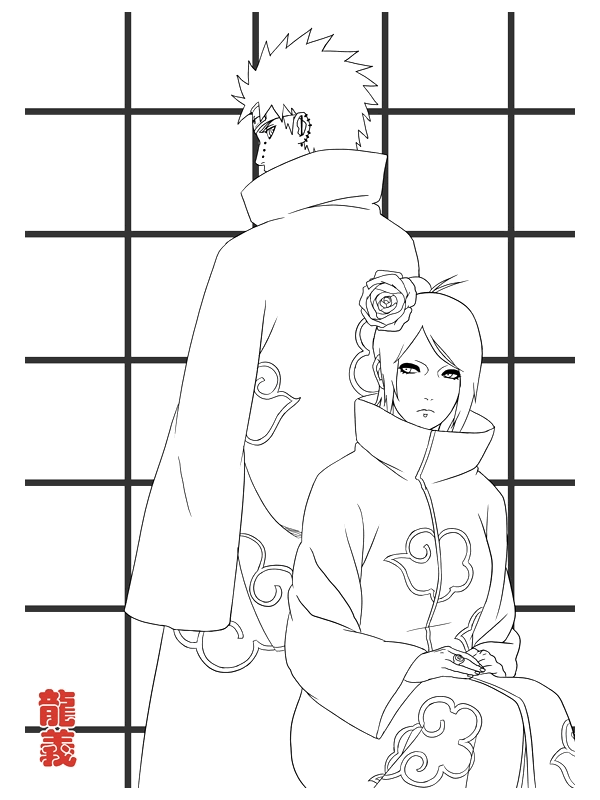 Coloring page: Naruto (Cartoons) #38184 - Free Printable Coloring Pages