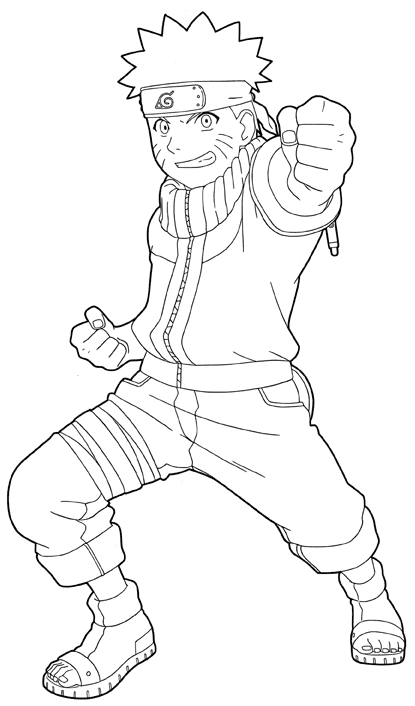 Coloring page: Naruto (Cartoons) #38202 - Free Printable Coloring Pages