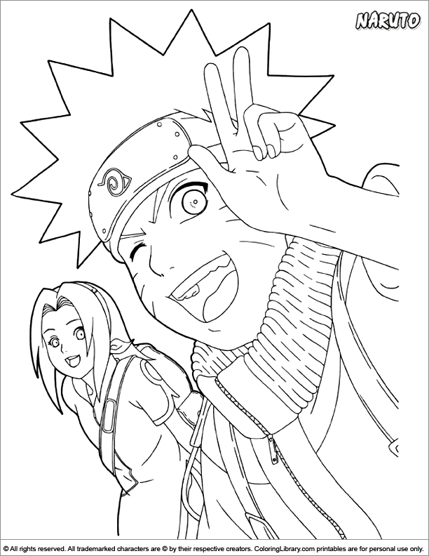 Coloring page: Naruto (Cartoons) #38207 - Free Printable Coloring Pages