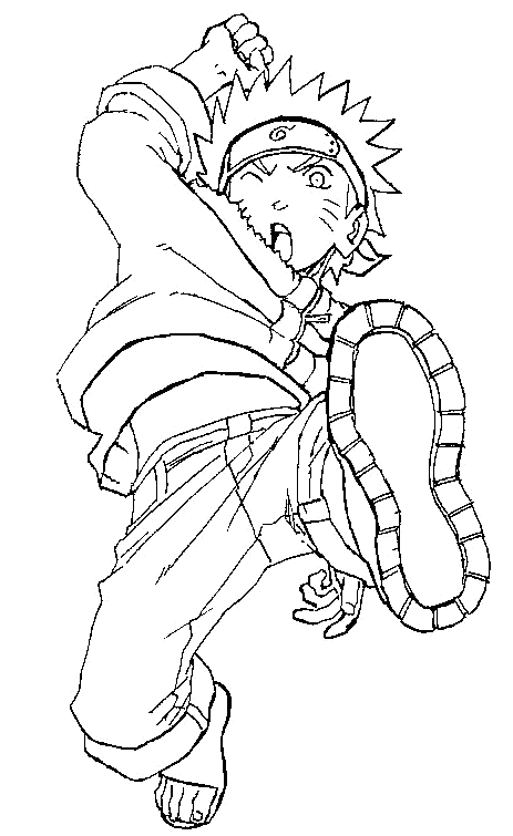 Coloring page: Naruto (Cartoons) #38209 - Free Printable Coloring Pages