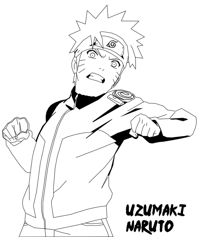 Coloring page: Naruto (Cartoons) #38221 - Free Printable Coloring Pages