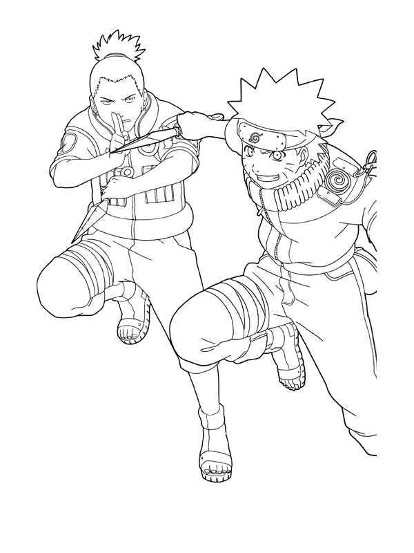 Coloring page: Naruto (Cartoons) #38222 - Free Printable Coloring Pages