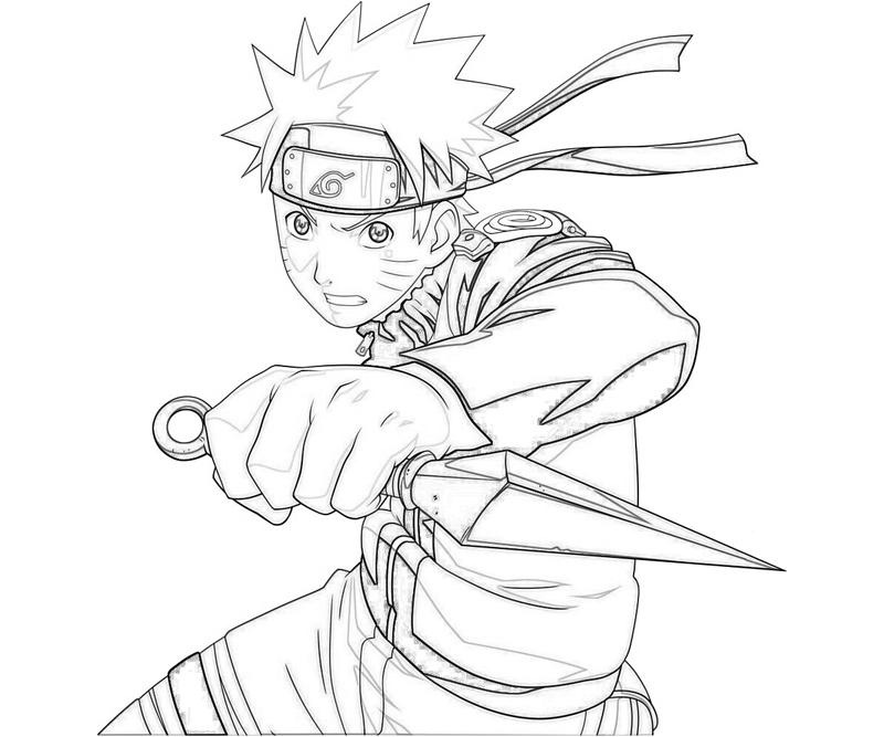 Naruto Coloring Page Printable for Free Download
