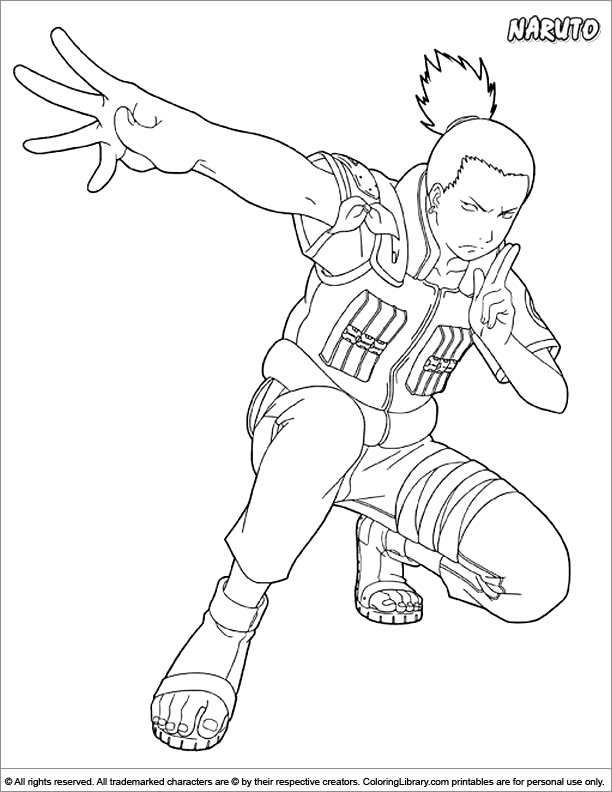 Coloring page: Naruto (Cartoons) #38280 - Free Printable Coloring Pages