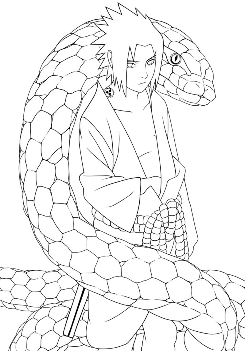 Coloring page: Naruto (Cartoons) #38282 - Free Printable Coloring Pages