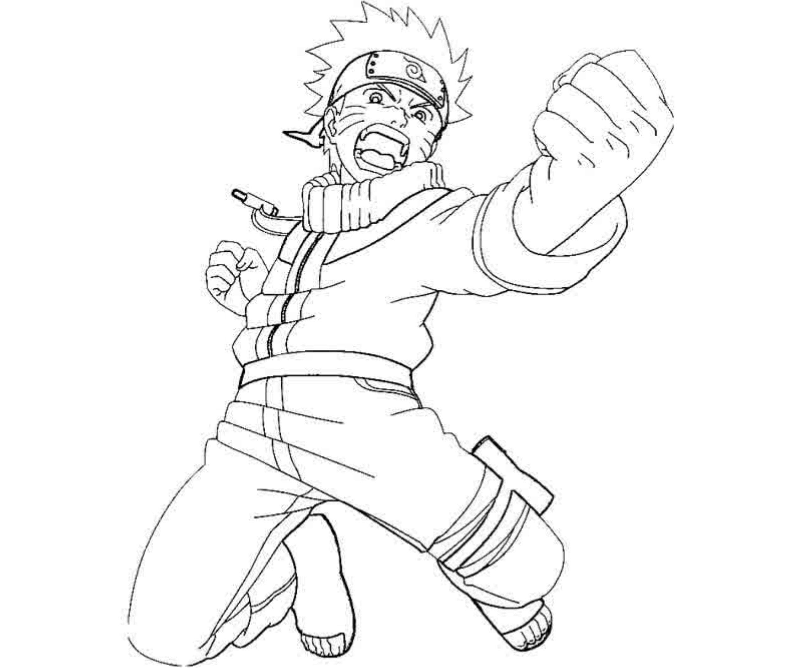 40 Collections Naruto Fox Coloring Pages  Best Free