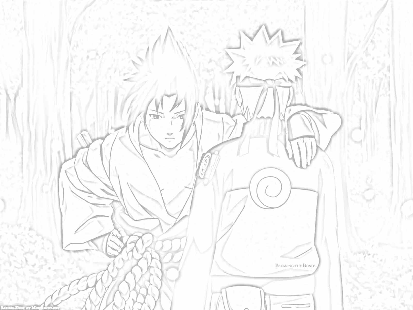 Coloring page: Naruto (Cartoons) #38360 - Free Printable Coloring Pages