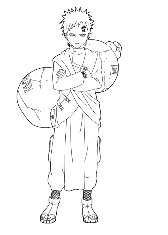 Coloring page: Naruto (Cartoons) #38373 - Free Printable Coloring Pages
