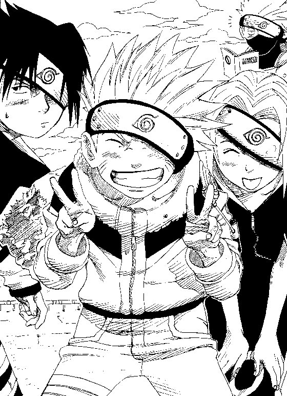 Coloring page: Naruto (Cartoons) #38380 - Free Printable Coloring Pages