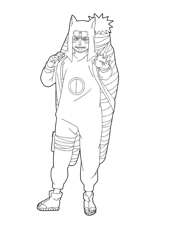 Coloring page: Naruto (Cartoons) #38381 - Free Printable Coloring Pages