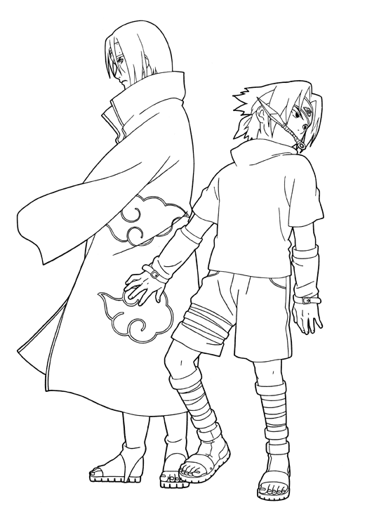 Coloring page: Naruto (Cartoons) #38393 - Free Printable Coloring Pages