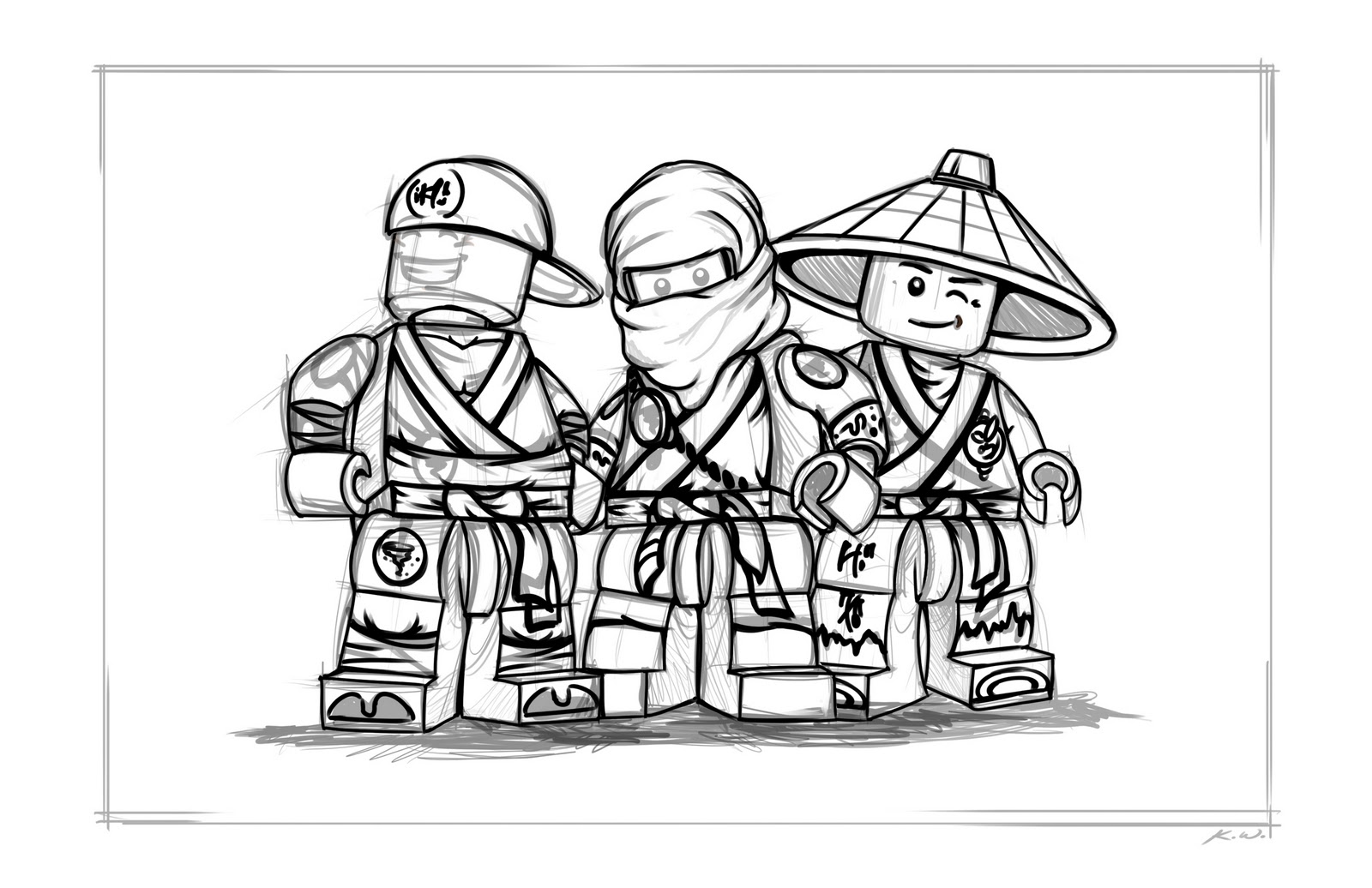 Coloring page: Ninjago (Cartoons) #24028 - Free Printable Coloring Pages
