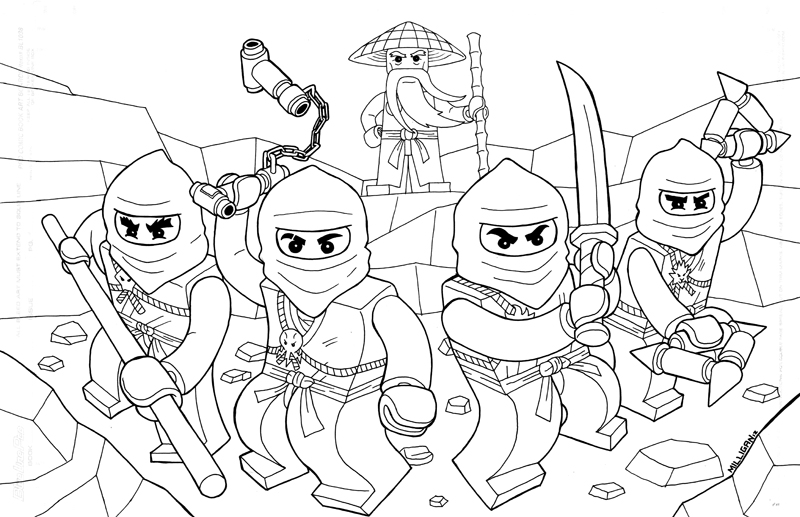 Coloring page: Ninjago (Cartoons) #24029 - Free Printable Coloring Pages