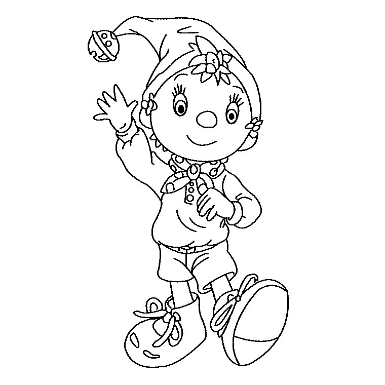 Coloring page: Noddy (Cartoons) #44548 - Free Printable Coloring Pages