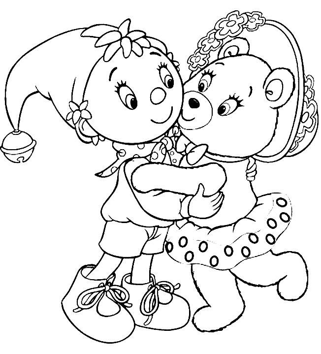 Coloring page: Noddy (Cartoons) #44551 - Free Printable Coloring Pages