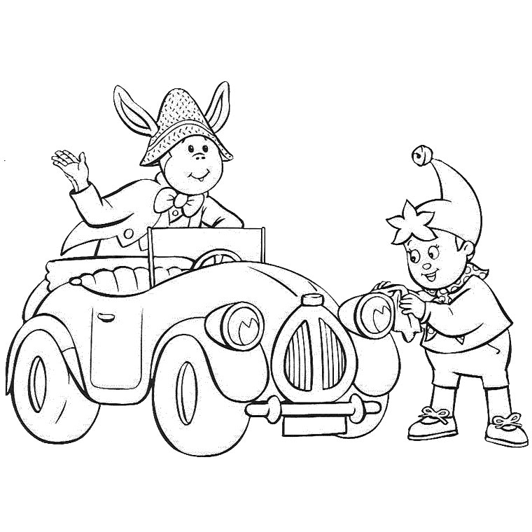 Coloring page: Noddy (Cartoons) #44608 - Free Printable Coloring Pages