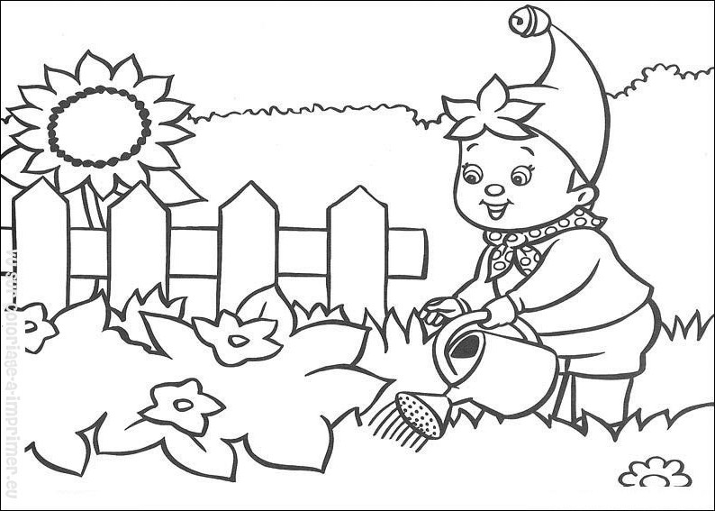 Coloring page: Noddy (Cartoons) #44621 - Free Printable Coloring Pages