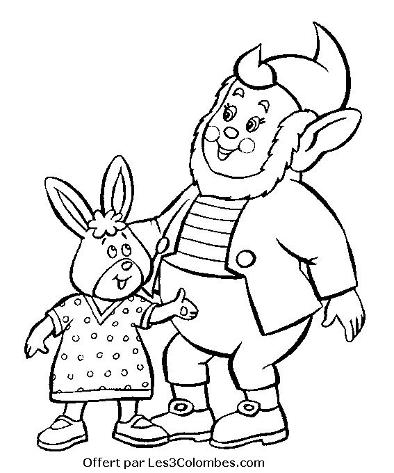 Coloring page: Noddy (Cartoons) #44624 - Free Printable Coloring Pages