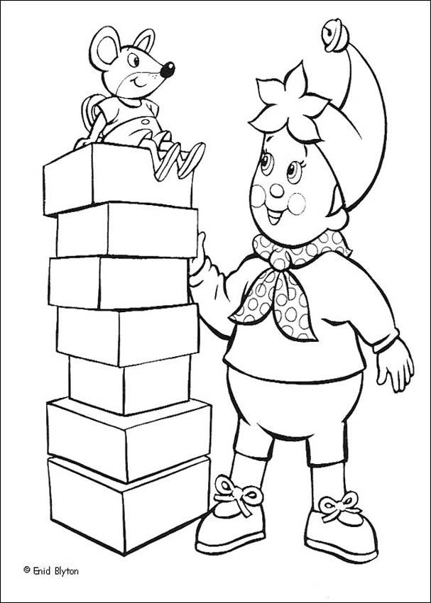 Coloring page: Noddy (Cartoons) #44634 - Free Printable Coloring Pages