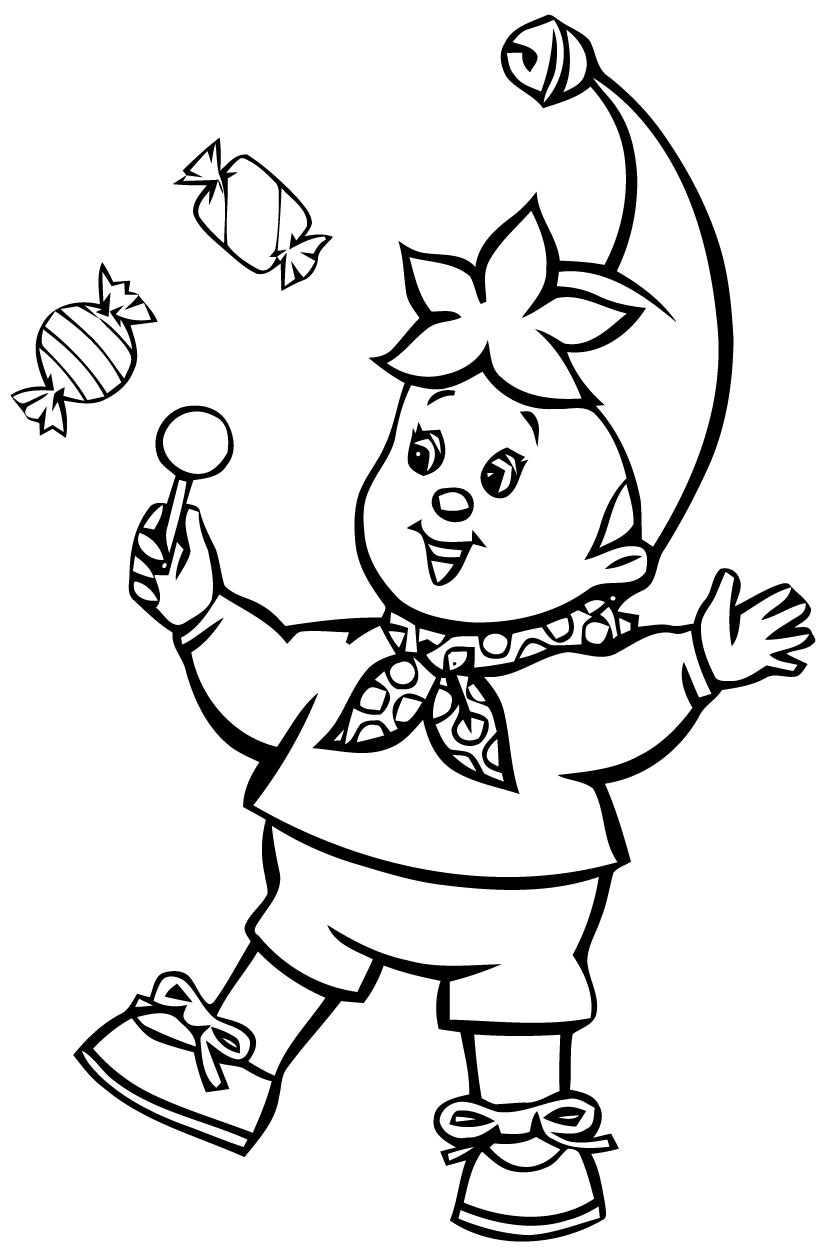 Coloring page: Noddy (Cartoons) #44640 - Free Printable Coloring Pages