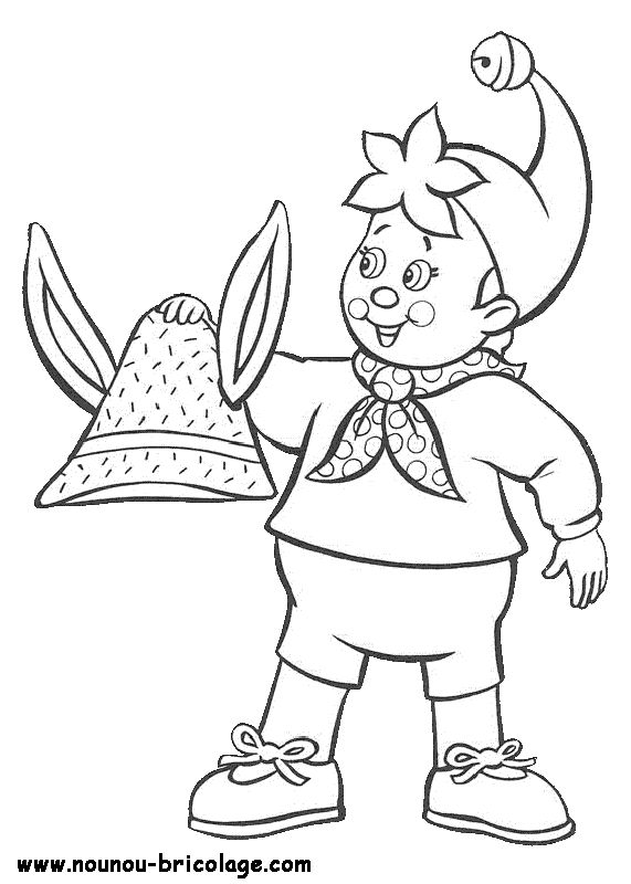 Coloring page: Noddy (Cartoons) #44648 - Free Printable Coloring Pages
