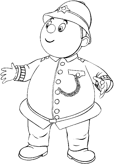 Coloring page: Noddy (Cartoons) #44670 - Free Printable Coloring Pages