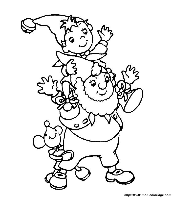 Coloring page: Noddy (Cartoons) #44676 - Free Printable Coloring Pages