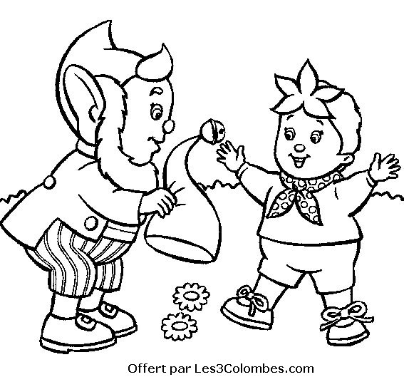 Coloring page: Noddy (Cartoons) #44682 - Free Printable Coloring Pages